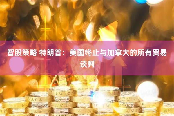 智股策略 特朗普：美国终止与加拿大的所有贸易谈判
