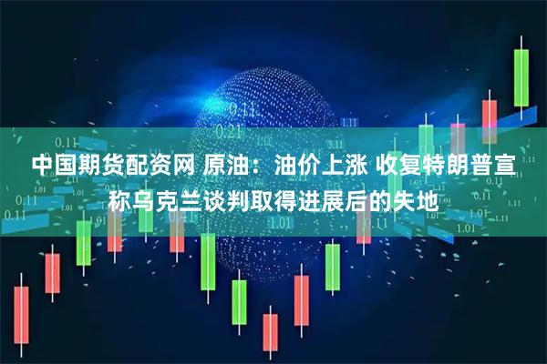 中国期货配资网 原油：油价上涨 收复特朗普宣称乌克兰谈判取得进展后的失地
